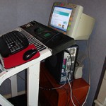A DIY treadmill desk