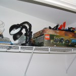 Top shelf dumping space
