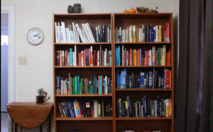 View a creative way to organize your books