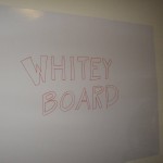 WhiteyBoard in the home office