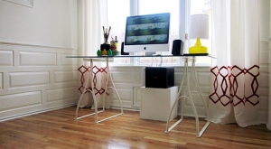home office organization, Hide Cables & Organize Cords