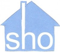 logo in shape of a house with letters s-h-o inside
