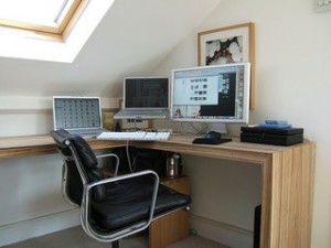 Home Office Set Up The L Desk The Smarter Home Office Desk