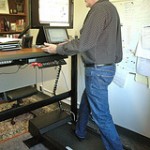 treadmill desk , home office improve productivity