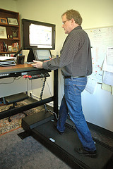 treadmill desk , home office improve productivity