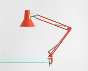 orange drafting lamp