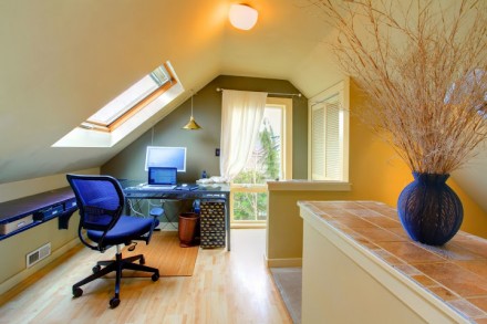 cozy efficient home office